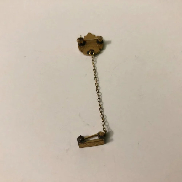 Vintage Assorted Lot of 6 Tie Pins with  Chain - Picture 11 of 16